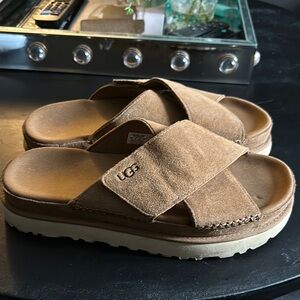 UGG Tan Suede Sandals